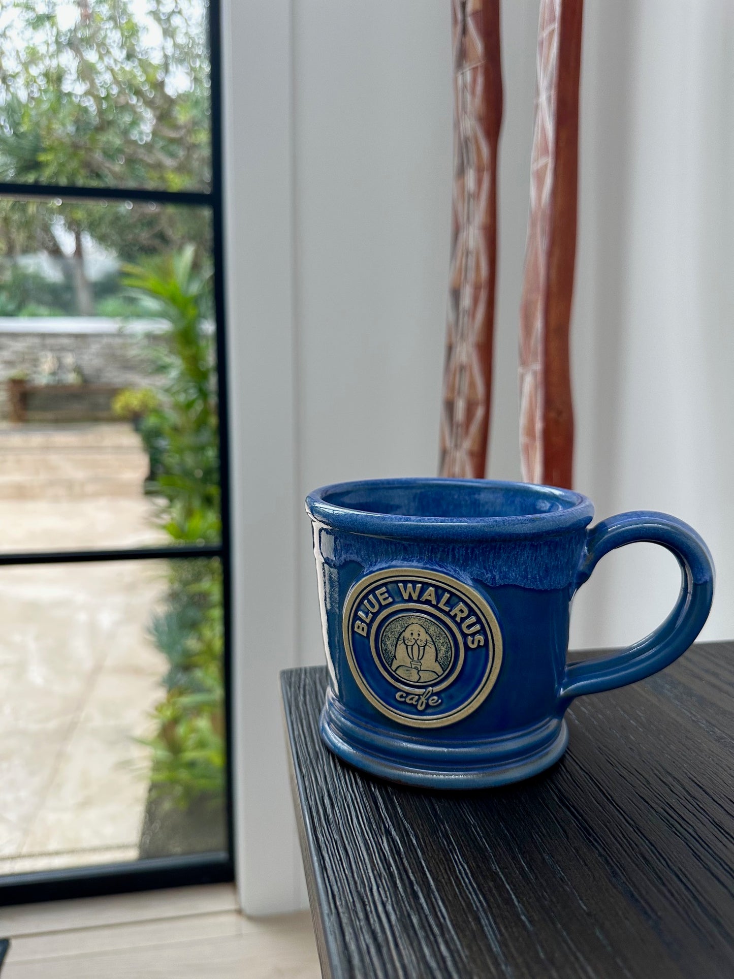 Blue Walrus Shave Mug